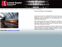 Tablet Screenshot of lelandsaylor.com